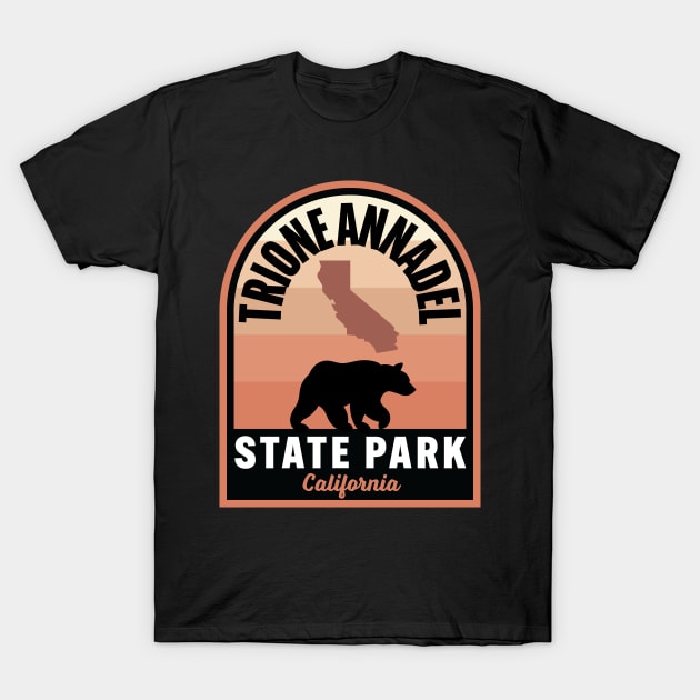 Trione Annadel State Park CA Bear T-Shirt by HalpinDesign